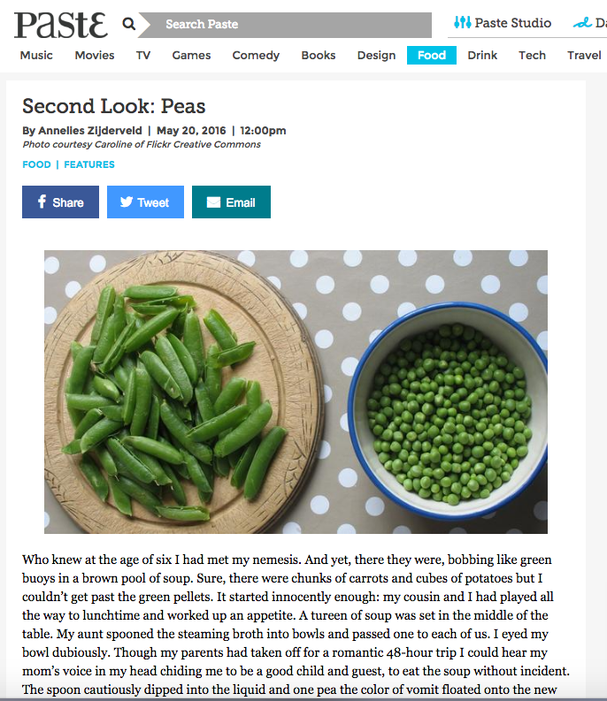Paste Magazine - Second Look - Peas_anneliesz